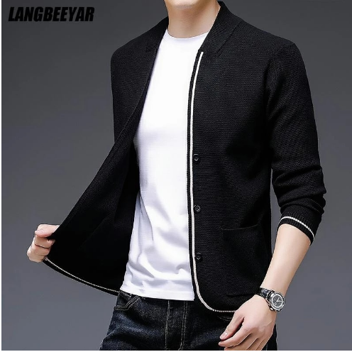 Cardigan Men Japanese Sweater