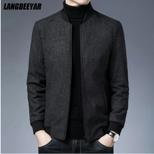 Baseball Collar Mens Coat 2022